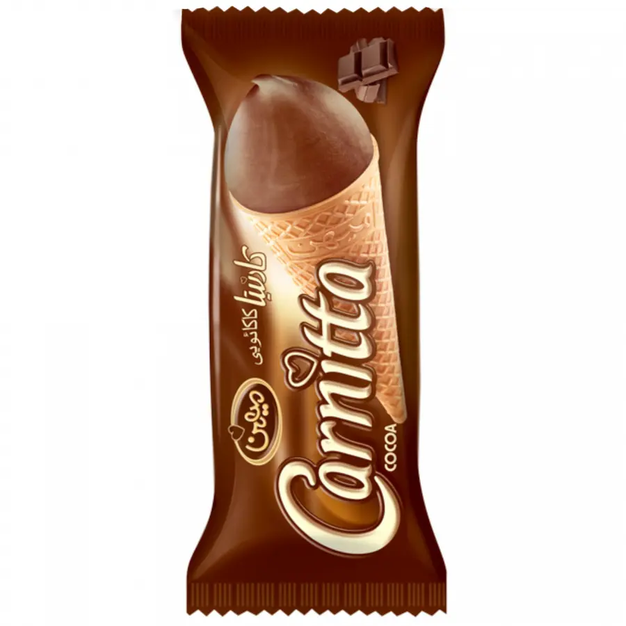 بستنی قیفی شکلاتی